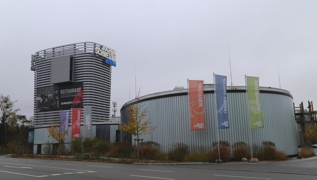 Jochen Schweizer Arena in Taufkirchen bei München, Location für Firmenfeiern mit Teamevent